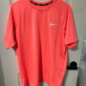 Nike orange Short Sleeve Athletic Tee